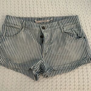 Joe's Jeans | Blue Striped Women Shorts (Size 27) 🐯